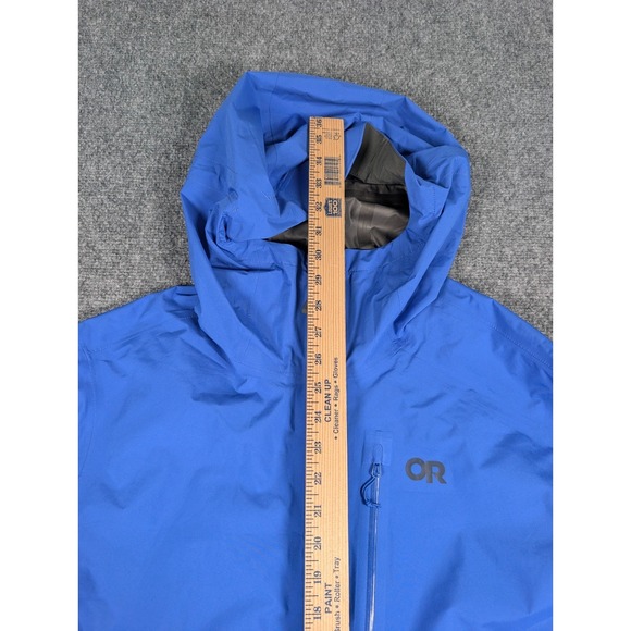 Outdoor Research Aspire II Goretex Rain Jacket Womens 2X Ultramarine Blue EUC - Picture 5 of 11